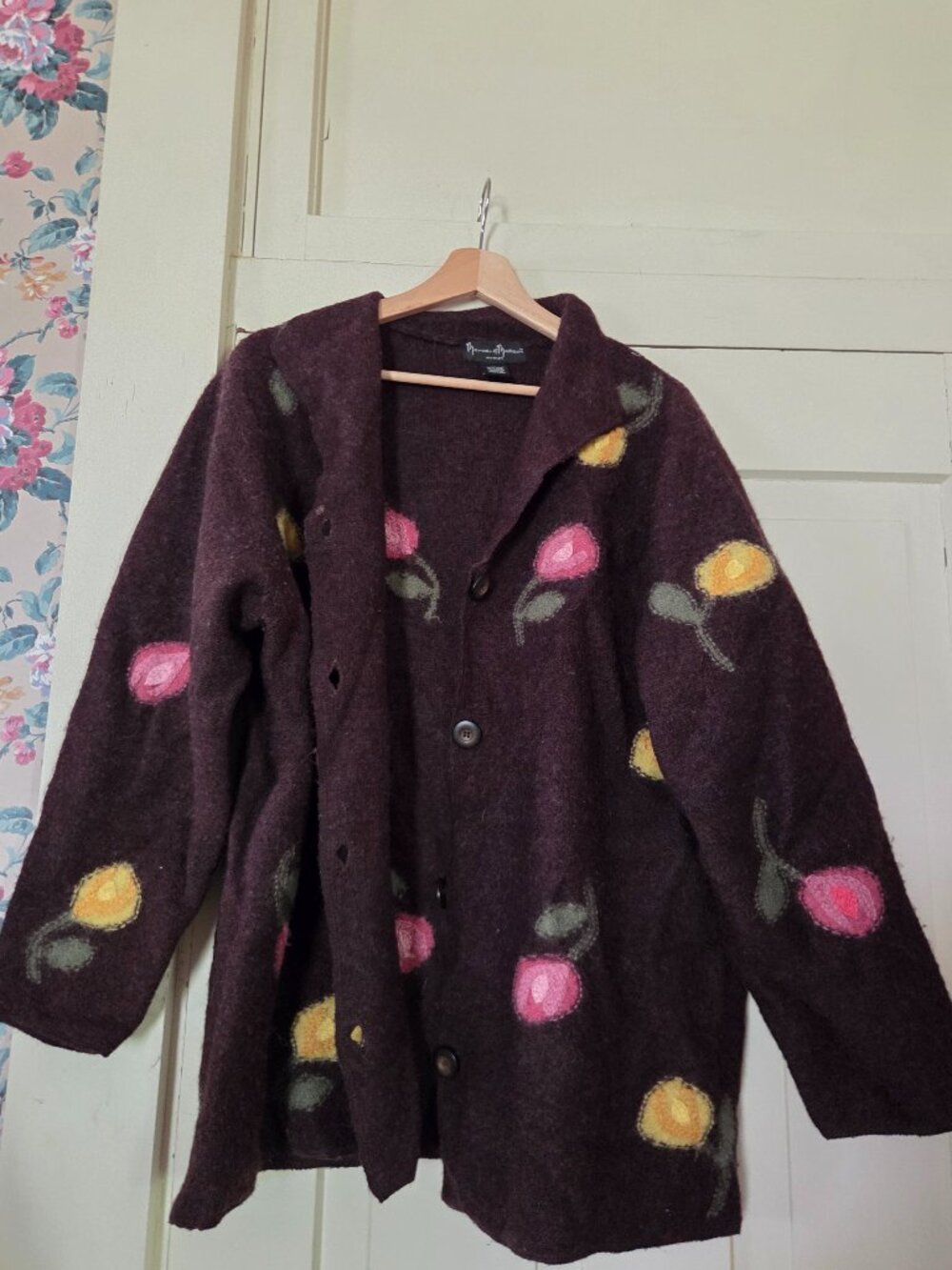 Whimsical wool sweater